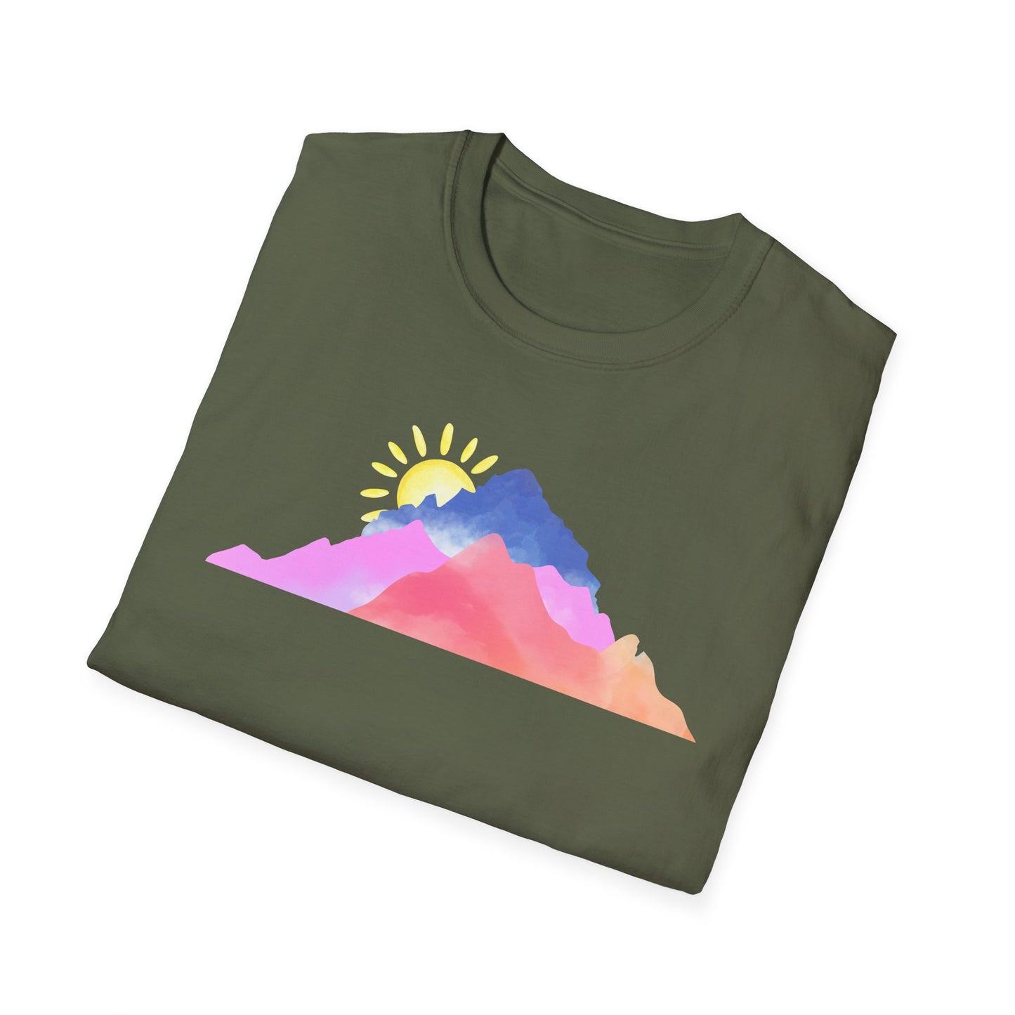 Watercolor Mountain Range T-Shirt