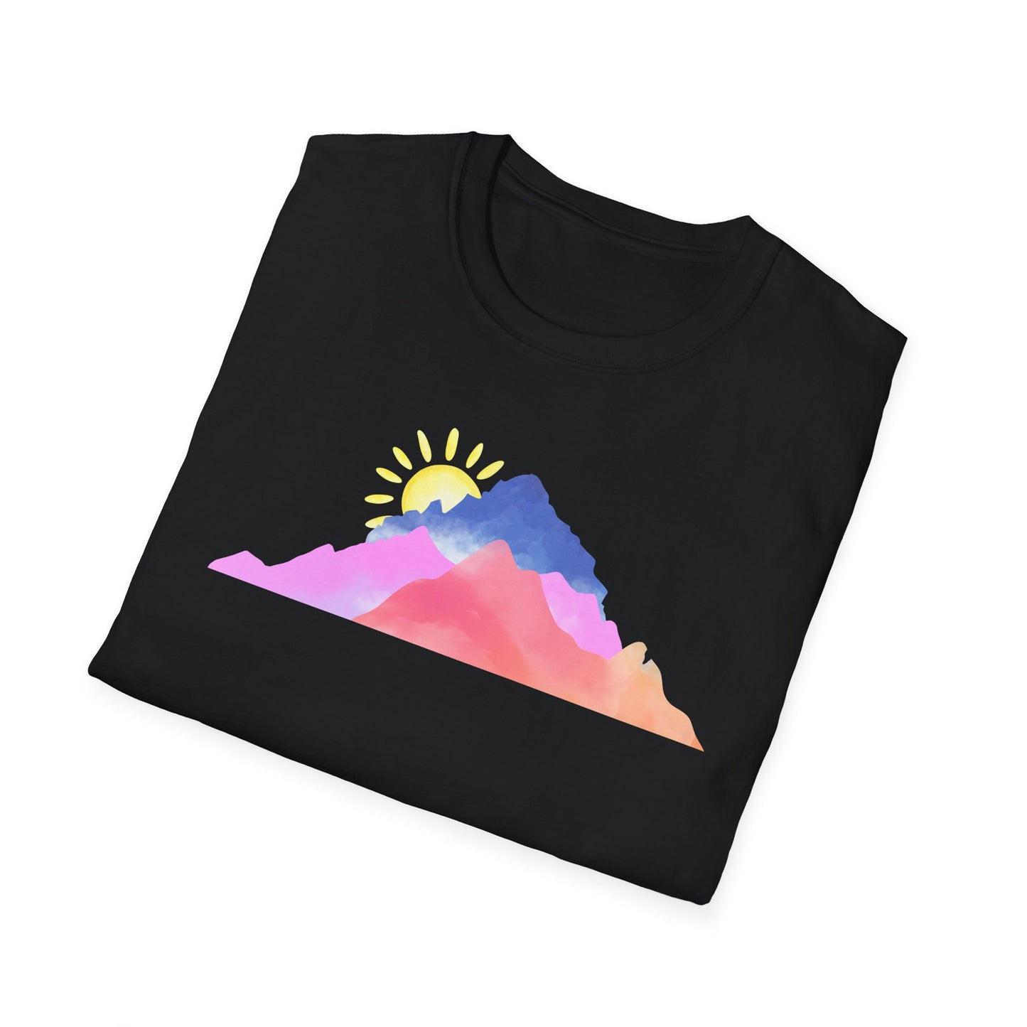 Watercolor Mountain Range T-Shirt