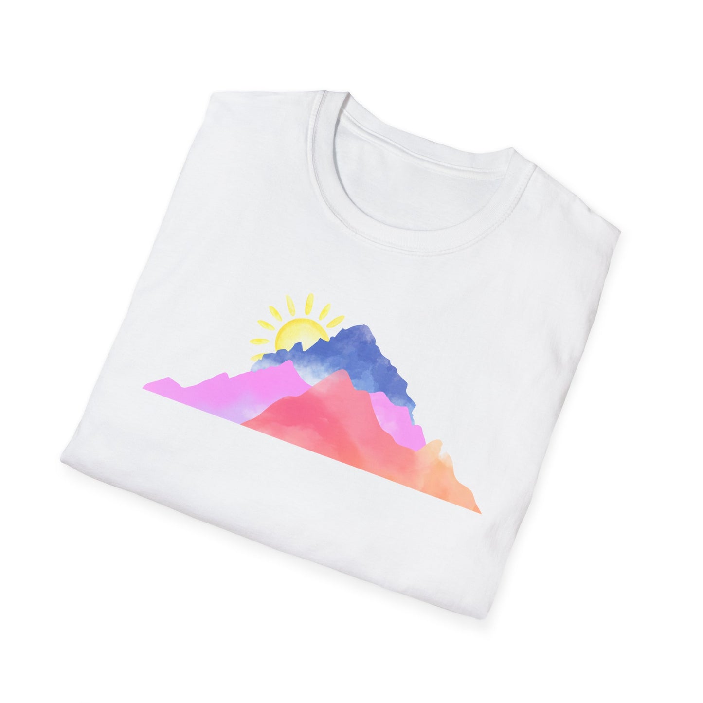Watercolor Mountain Range T-Shirt