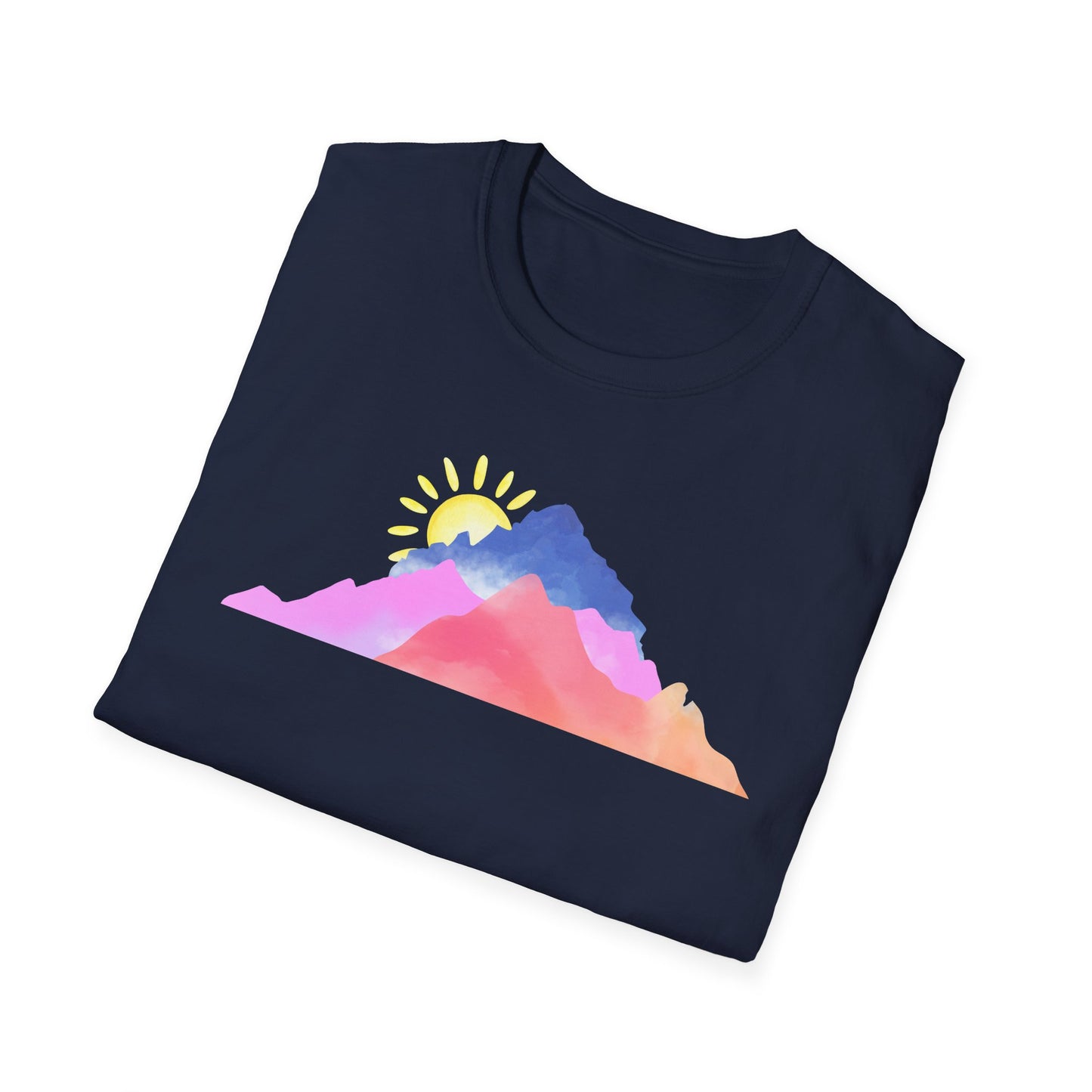 Watercolor Mountain Range T-Shirt