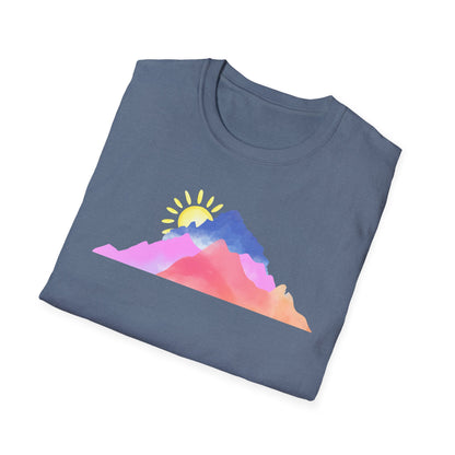Watercolor Mountain Range T-Shirt